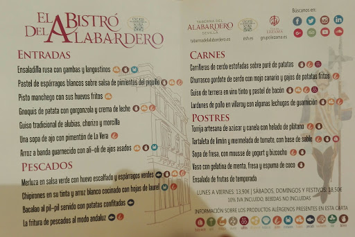 Taberna Alabardero de Sevilla