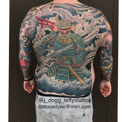 Explore chrome tattoo ideas, creative tattoo ideas in Orange, available at Leftys Tattoo