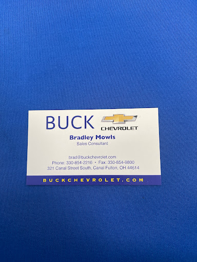 Chevrolet Dealer «Buck Chevrolet», reviews and photos, 321 Canal St S, Canal Fulton, OH 44614, USA