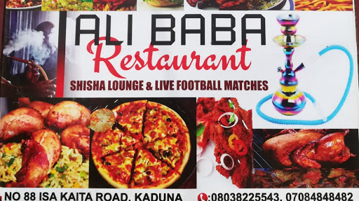 ali baba restaurant and shisha lounge, 88 Isa Kaita Road, Ungwan Munchi, Kaduna, Nigeria, Pizza Delivery, state Kaduna
