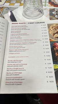 Ristorante Pizzeria Tre Archi à Rome carte