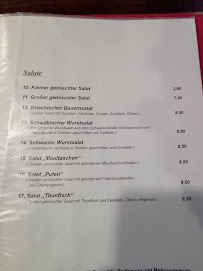 Carte du Harmonie Griechisches Restaurant à Stuttgart