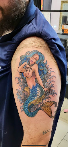 Explore chest tattoo idea, creative tattoo ideas in San Antonio, available at Adrenaline Tattoo & Body Piercing