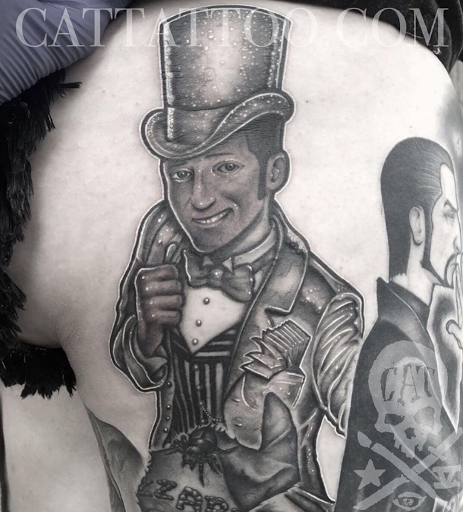 Explore demon slayer sword tattoo ideas, creative tattoo ideas in Addison, available at Cat Tattoo