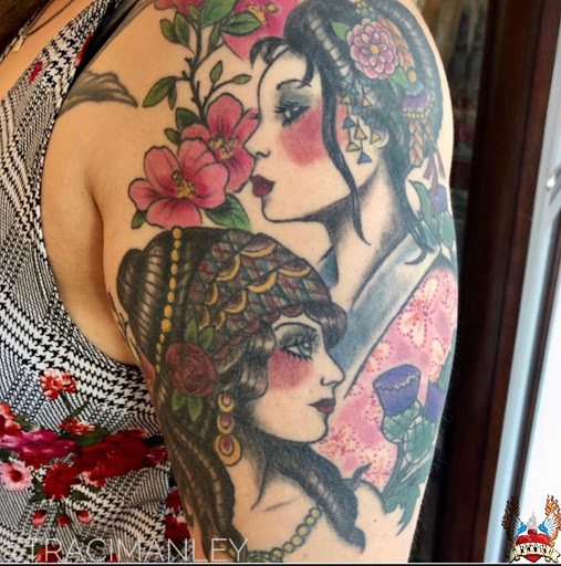 Explore good and evil tattoo ideas, creative tattoo ideas in Spokane, available at Moms Custom Tattoo & Body Piercing