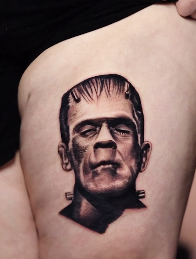 Explore half leg sleeve tattoo ideas for men, creative tattoo ideas in Montgomery, available at Flying Eye Tattoo Studio