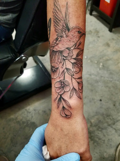 Explore rapper tattoo ideas, creative tattoo ideas in Willis, available at Bizarres llc at Dirtles s Design Studio