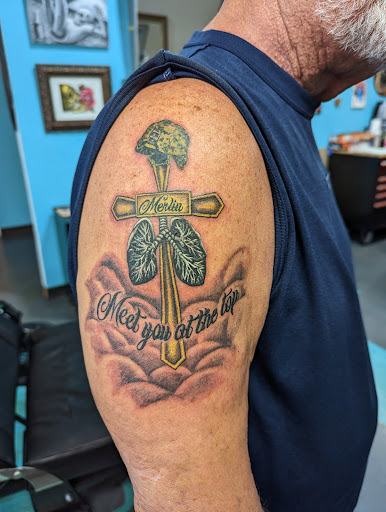 Explore heart tattoo ideas for females, creative tattoo ideas in Houston, available at Los Muertos Tattoo Studio and Art Gallery