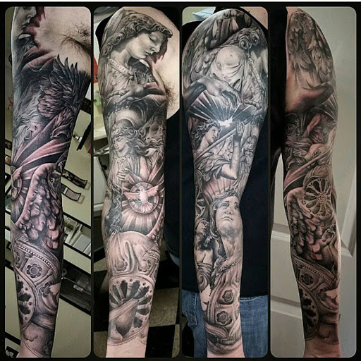 Explore makeup tattoo ideas, creative tattoo ideas in Pendleton, available at Just Another Hole in the Wall Tattoo