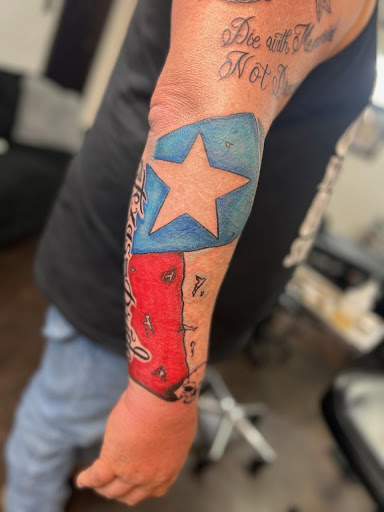 Explore lip tattoo cover up ideas, creative tattoo ideas in Lubbock, available at Stay True Tattoo & Body Piercing Studio