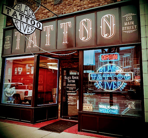 Explore leg sleeve tattoo ideas men, creative tattoo ideas in Black River Falls, available at Black River Tattoo