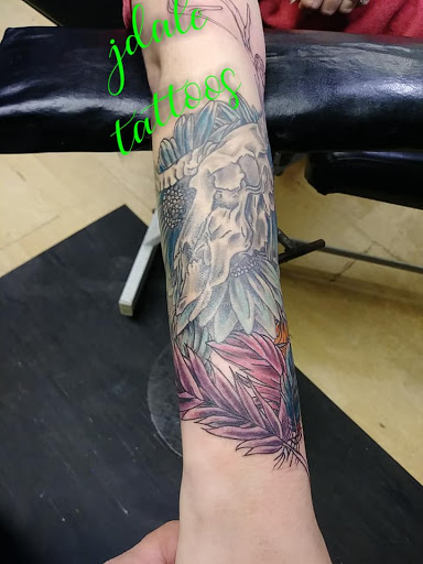 Find tropical flower tattoo ideas for your next unique tattoo in Sedalia at Skin Thieves Tattoo Studio