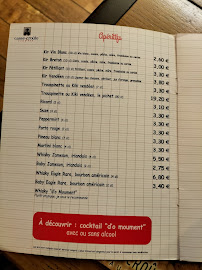 Menu du Casse-Croûte Vendéen à Pouzauges