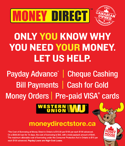 Money Direct | Payday Loans & Cheque Cashing Mississauga