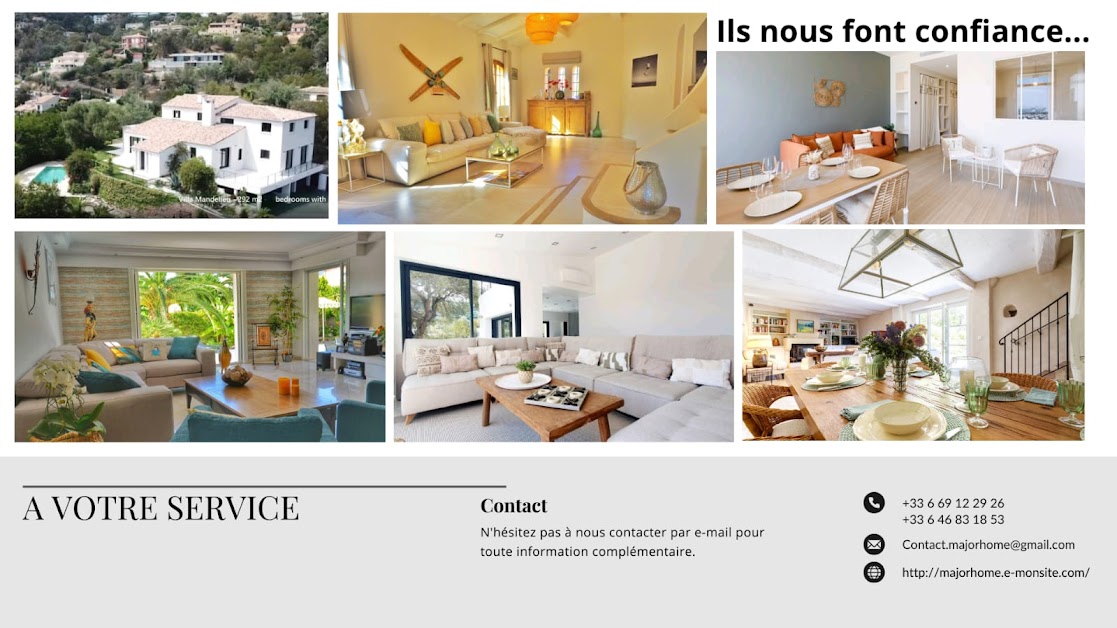 Elodie Boulanger Major'Home Conciergerie privée et Intendance de locations saisonnières à Mandelieu-la-Napoule (Alpes-Maritimes 06)