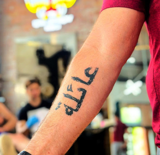 Explore calf tattoo ideas men, creative tattoo ideas in Belgrade, available at The Loyal Sparrow Tattoo and Piercing