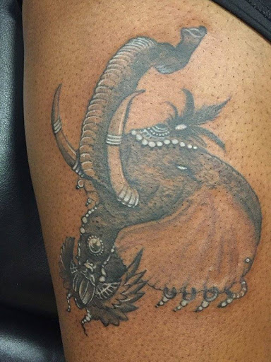 Explore piglet tattoo ideas, creative tattoo ideas in Savannah, available at Tatlyfe Studios