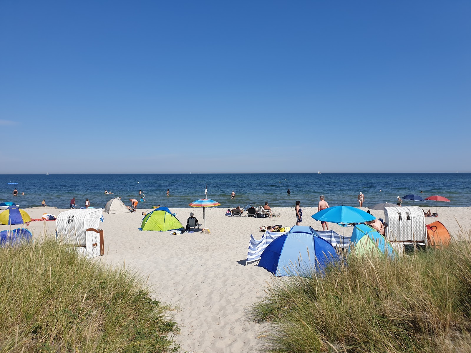 Photo de Plage de Kronsgaard avec l'eau cristalline de surface