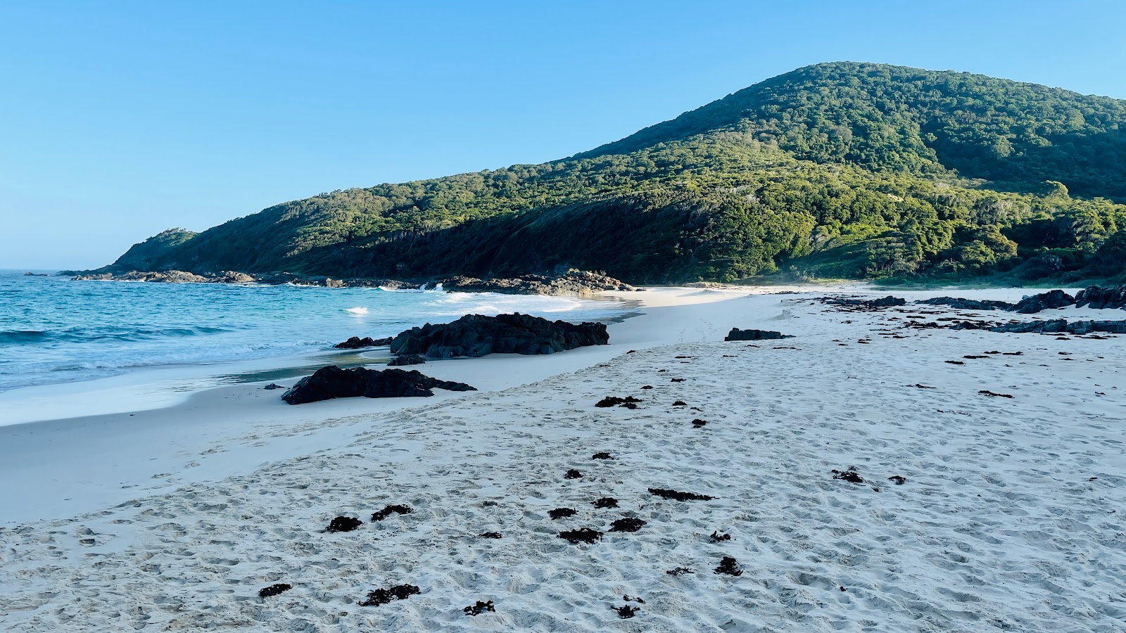 Zdjęcie McBrides Beach z przestronna linia brzegowa