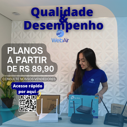 Logo da empresa - WebAir Internet