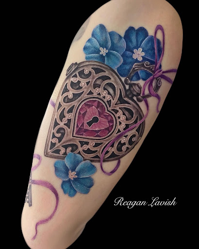 Explore mic tattoo ideas, creative tattoo ideas in Altoona, available at Catharsis Tattoo Gallery