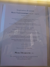 Menu / carte de Restaurant Pierre à Mâcon