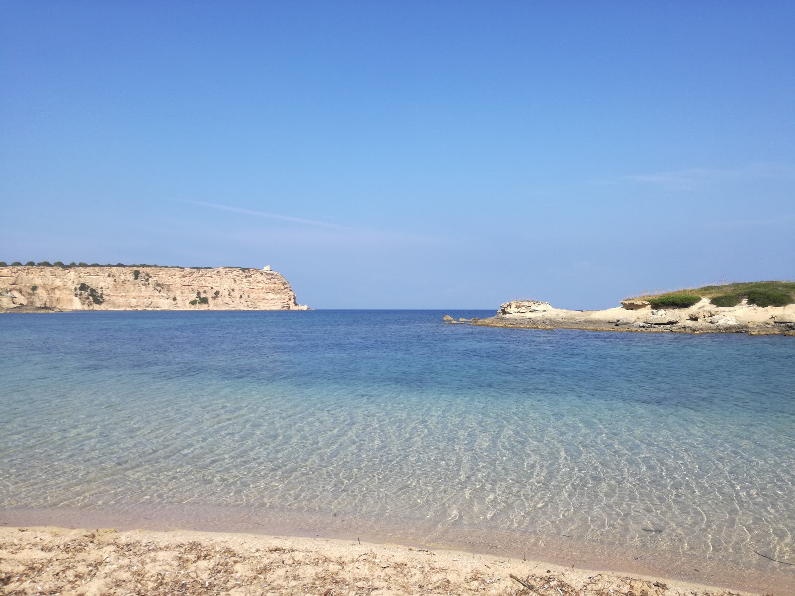 Spiaggia Sa Mesa Longa'in fotoğrafı çok temiz temizlik seviyesi ile