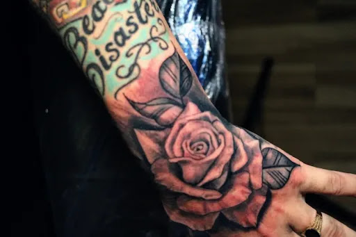 Explore gothic hand tattoo ideas, creative tattoo ideas in Homosassa, available at Citrus Tattoos