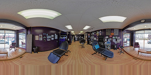Explore mens quad tattoo ideas, creative tattoo ideas in Oelwein, available at Purple Thistle Tattoo