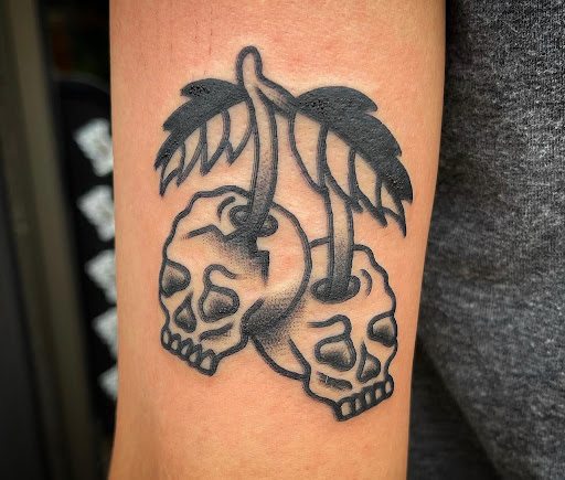 Explore caterpillar tattoo ideas, creative tattoo ideas in Terre Haute, available at No Worries Tattoo