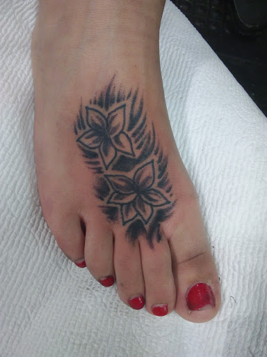 Explore mens chest tattoos ideas, creative tattoo ideas in Cranston, available at Kabloom Tattoo Studio