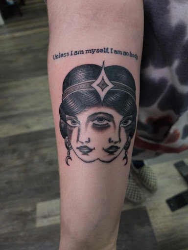 Explore simple forearm tattoo ideas, creative tattoo ideas in North Windham, available at Vanaheim Tattoo