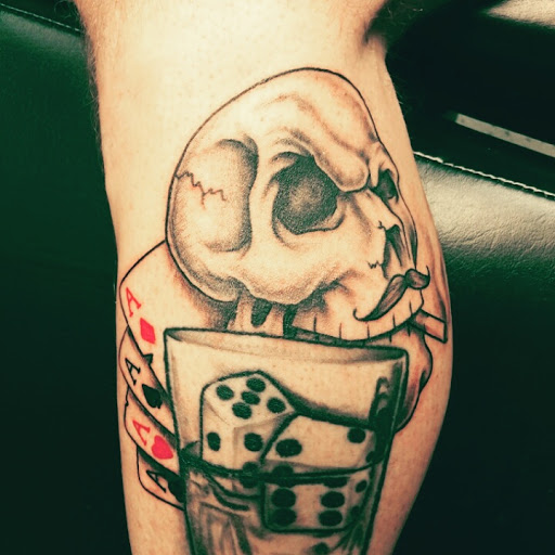 Explore halloween themed tattoo ideas, creative tattoo ideas in Warner Robins, available at McDonald Ink