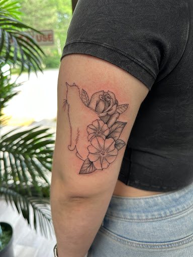 Explore hunting tattoo ideas for men, creative tattoo ideas in Avon Lake, available at Reflection Room Tattoo Co.