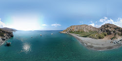 Foto di Spiaggia Preveli con baia spaziosa
