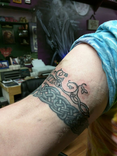 Explore calf leg tattoo ideas, creative tattoo ideas in Allentown, available at Critical Acclaim Tattoos