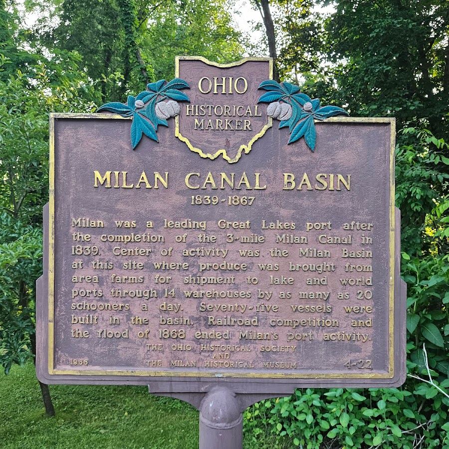 Milan Canal Basin Historical Marker