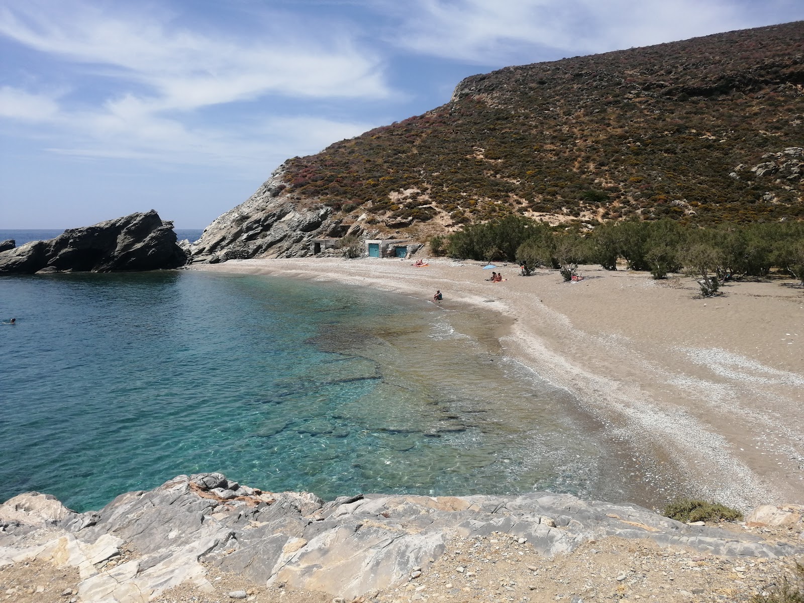 Fotografija Agios Nikolaos z lahki fini kamenček površino