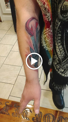 Explore gearhead tattoo ideas, creative tattoo ideas in Rockford, available at Delicious Ink Tattoo & Piercing