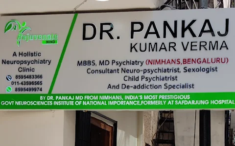 Dr Pankaj Kumar Verma MD (NIMHANS BANGALORE) Best psychiatrist in Delhi, Formerly Safdarjung Hospital.Rejuvenate Mind Clinic. image