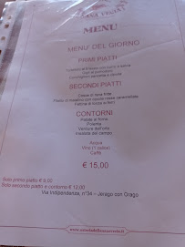 Restaurant Osteria dalla Nana Vecia à Jerago con Orago (le menu)