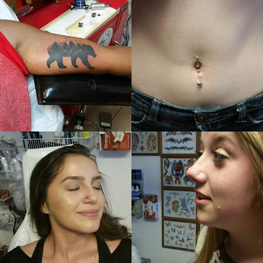 Explore black heart tattoo ideas, creative tattoo ideas in Elko, available at Tom Custom Tattoos and Body Piercing Studio