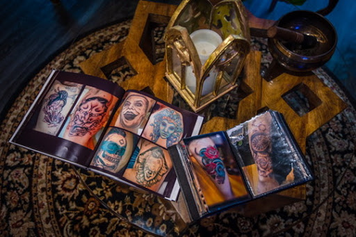 Explore jesus sleeve tattoo ideas, creative tattoo ideas in East Providence, available at Shrine Tattoo Studio