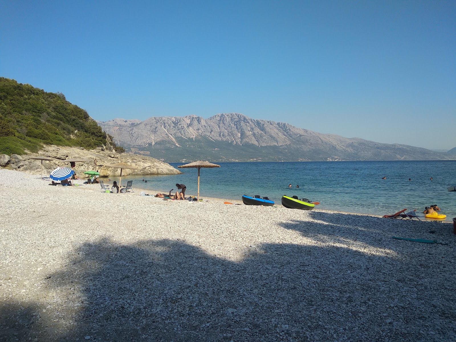 Photo of Ag. Ioannis secret beach amenities area