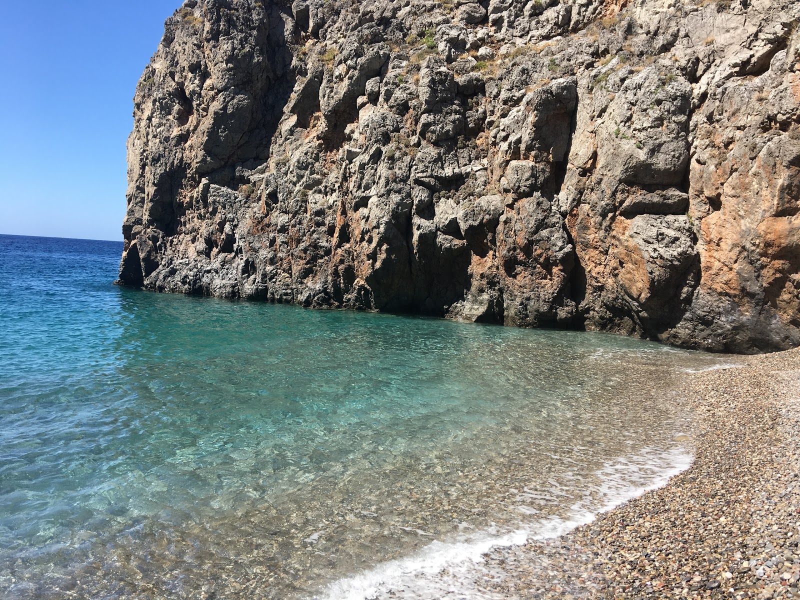 Kiriakoulou beach'in fotoğrafı vahşi alan