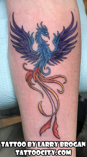 Explore eagle tattoo ideas, creative tattoo ideas in Lockport, available at Tattoo City by Larry Brogan