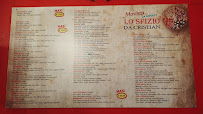 Menu du Lo sfizio à San Giorgio di Livenza