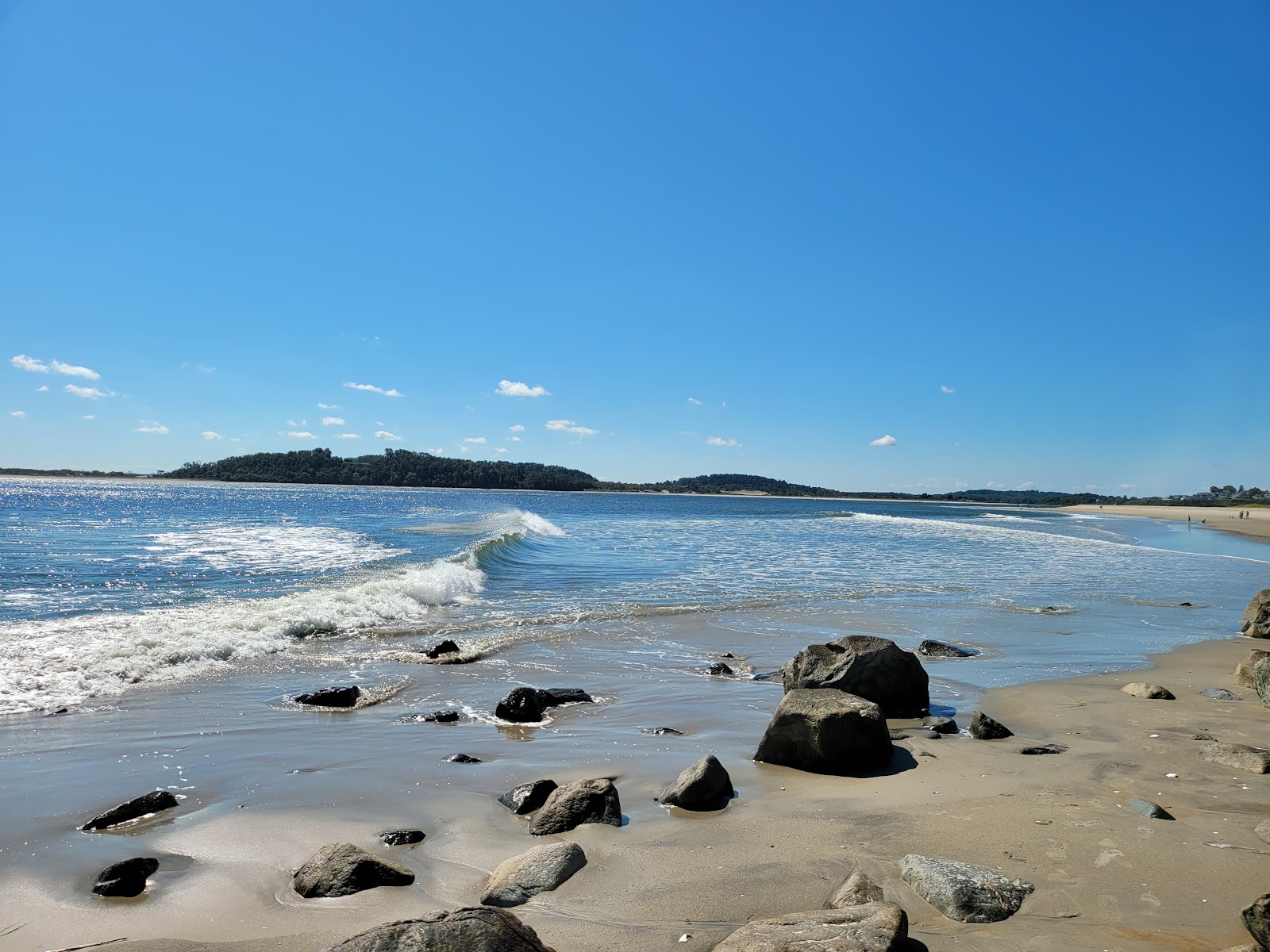 Valokuva Sandy Point beachista. villi alue