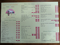 Pizzeria Gattopardo à Lagos menu