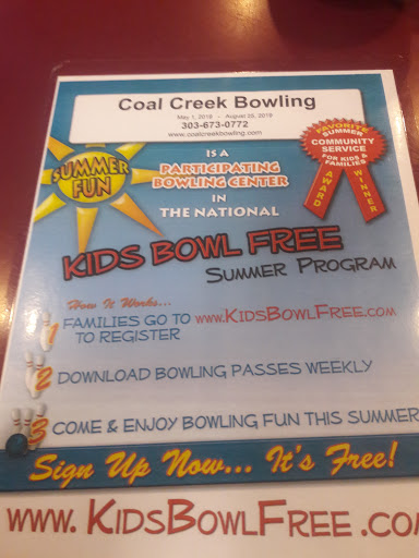 Bowling Alley «Coal Creek Bowling Center», reviews and photos, 1455 Coal Creek Dr, Lafayette, CO 80026, USA